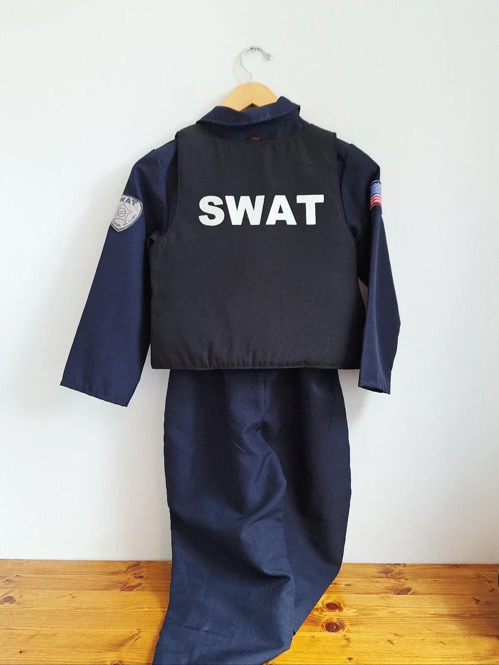 Kids Police Officer Halloween Costume Size 6/7 Complete Dress Up Set